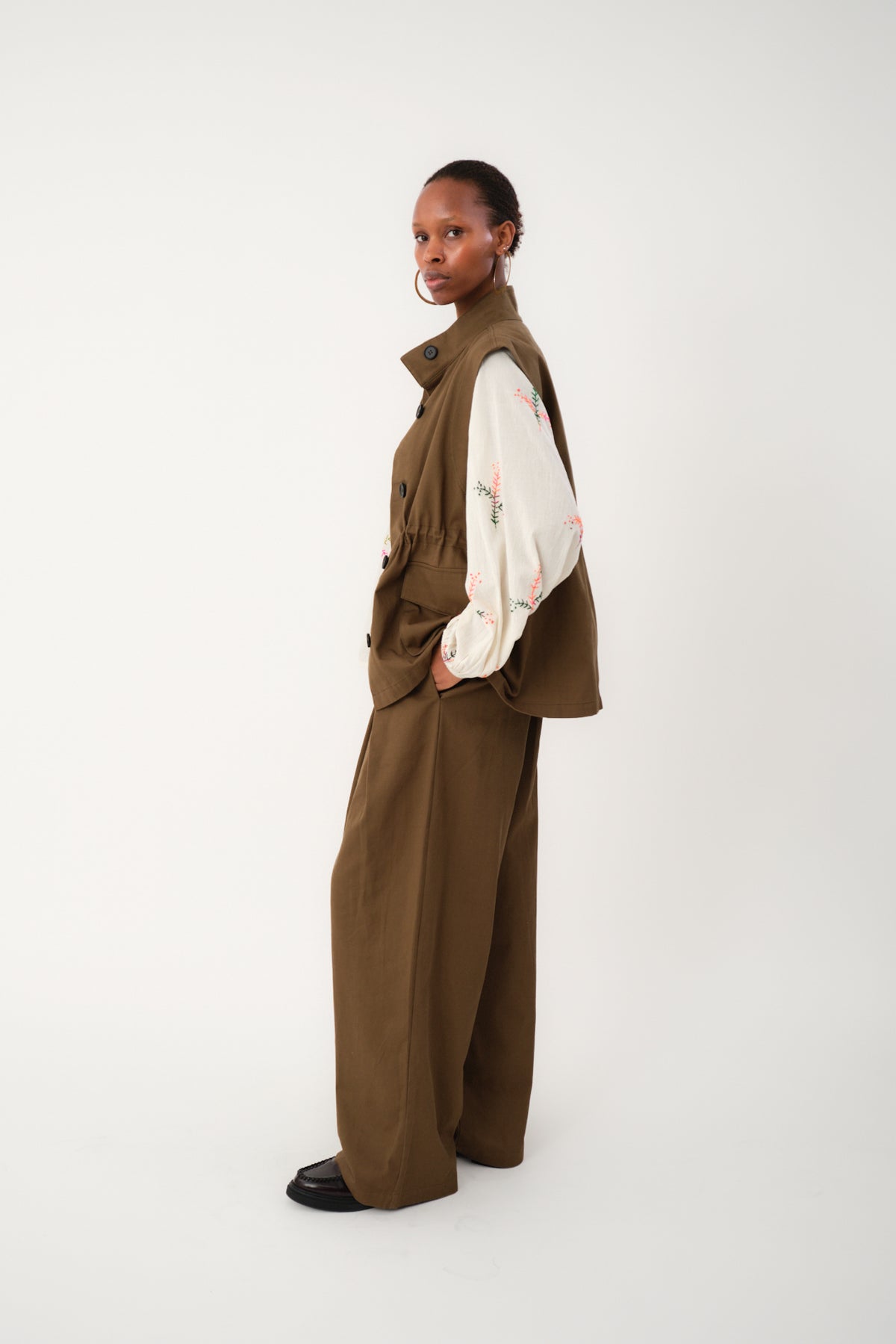 Lollys Laundry ZolaLL Hose Pants Gedämpftes Grün