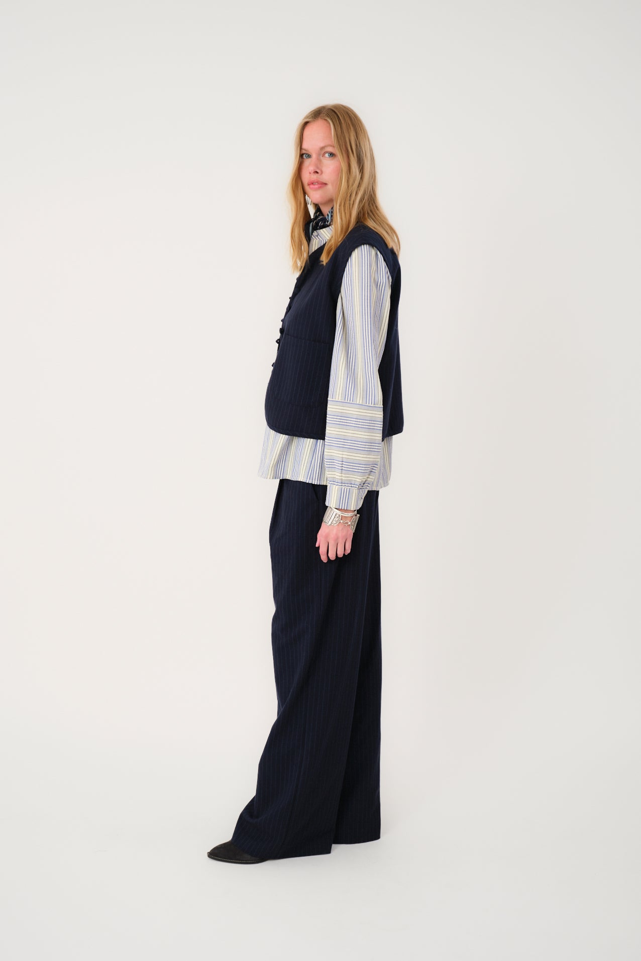 Lollys Laundry AbbeyLL Weste Vest 27 Dark Navy