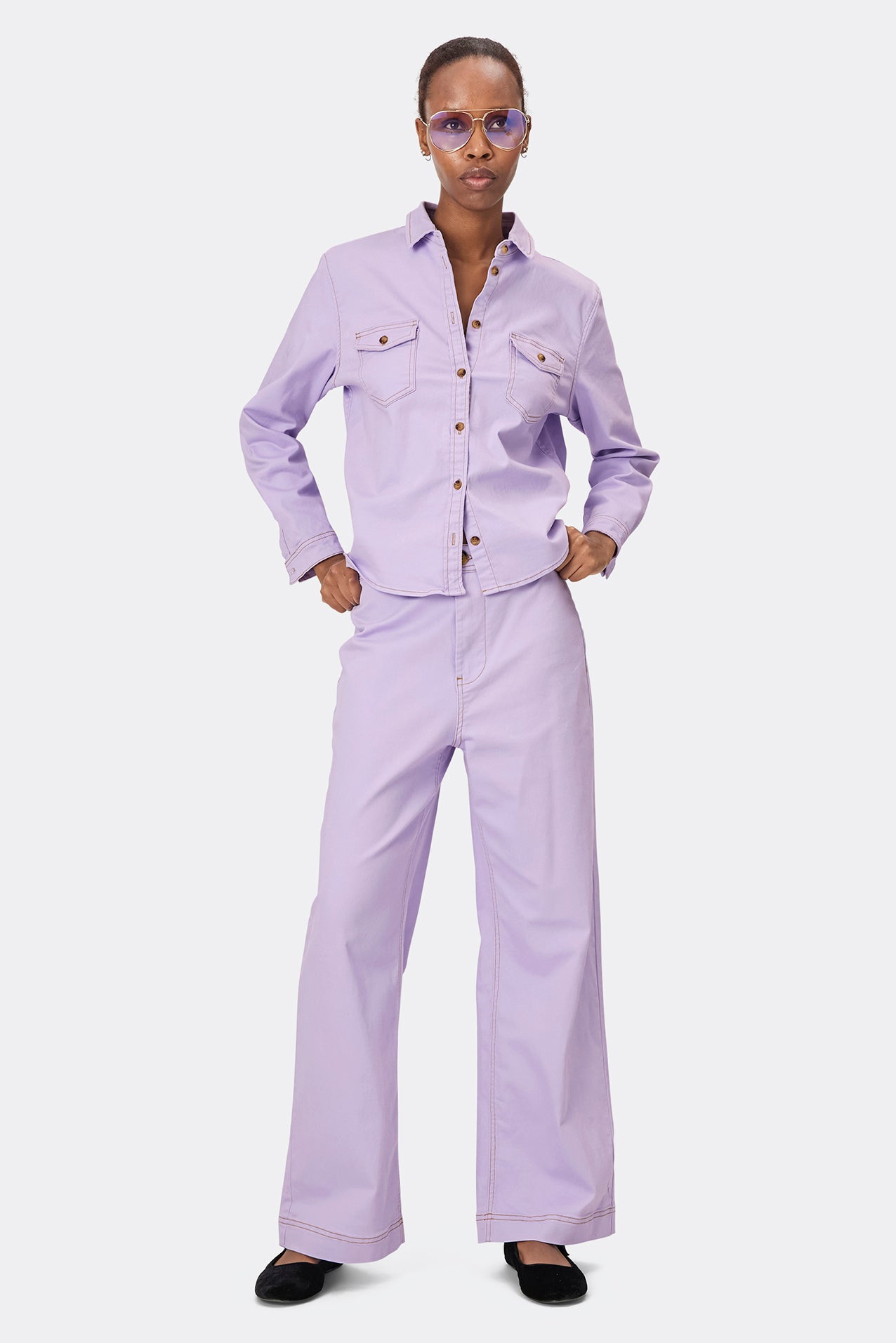 Lollys Laundry Agusta Shirt Shirt 52 Lavender