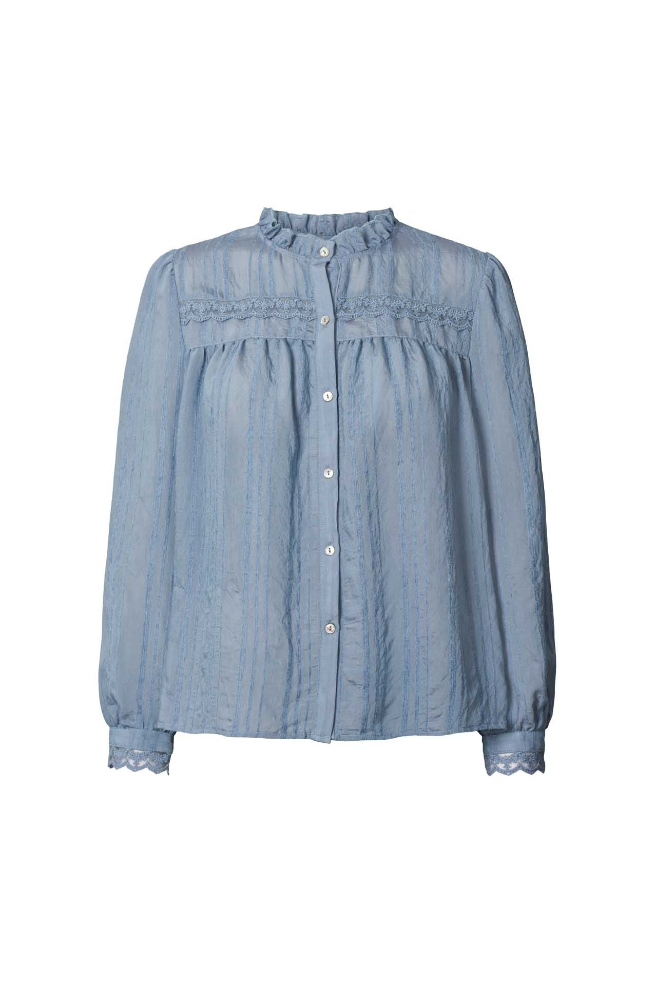 Lollys Laundry Airlie Shirt Shirt 29 Dusty Blue