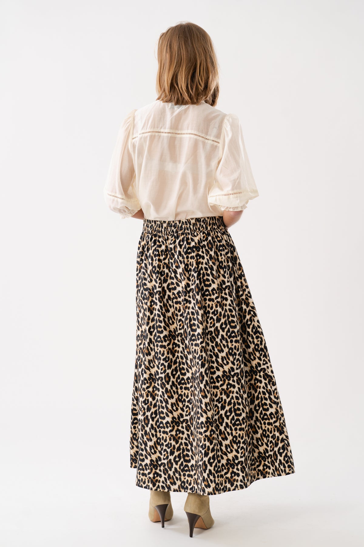 Lollys Laundry AkaneLL Maxi Rock Skirt Leopardenmuster