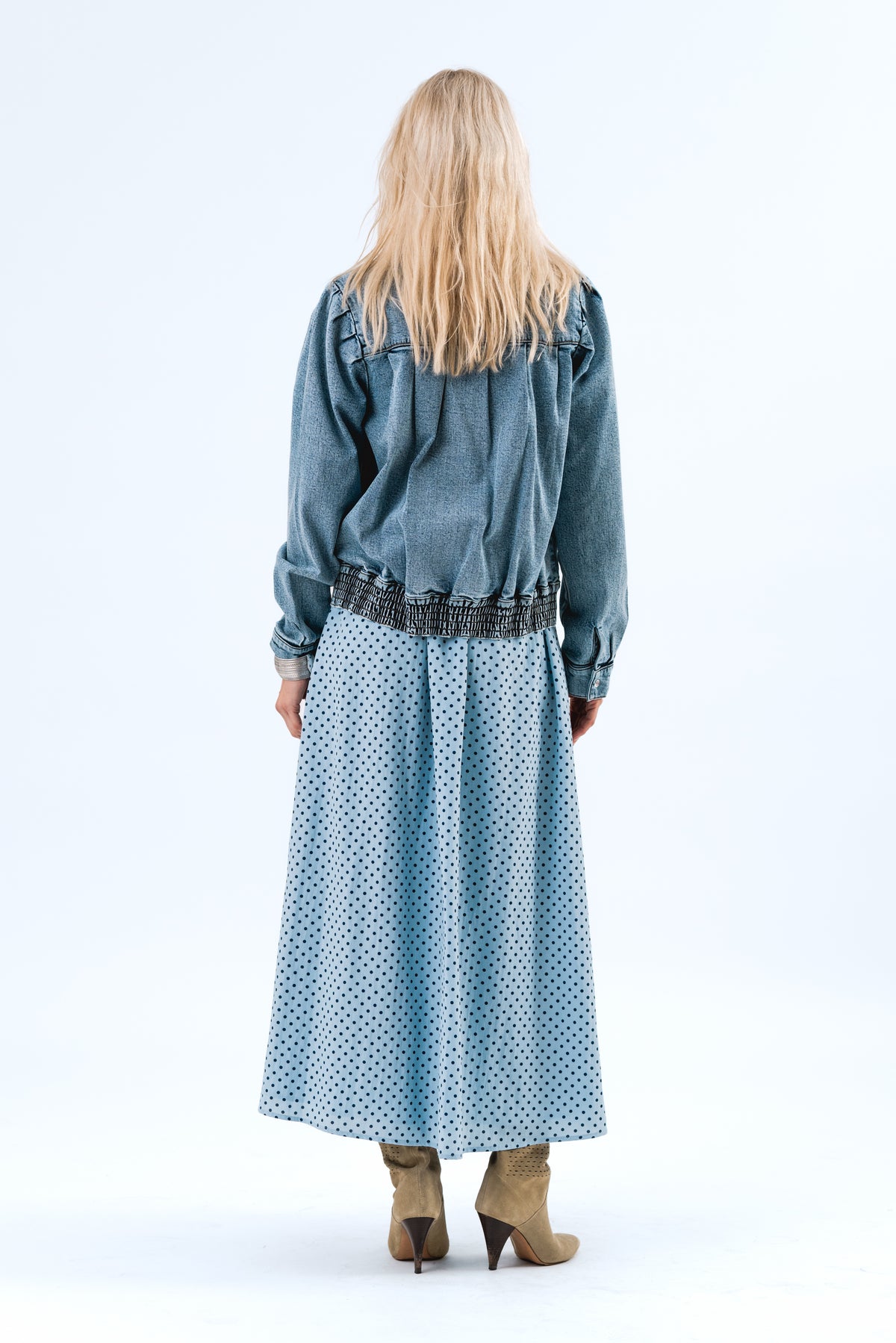 Lollys Laundry AkaneLL Maxi Rock Skirt Hellblau