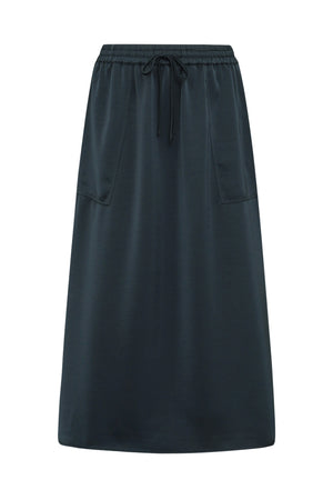 Lollys Laundry AkaneLL Midi Rock Skirt Dunkelbraun