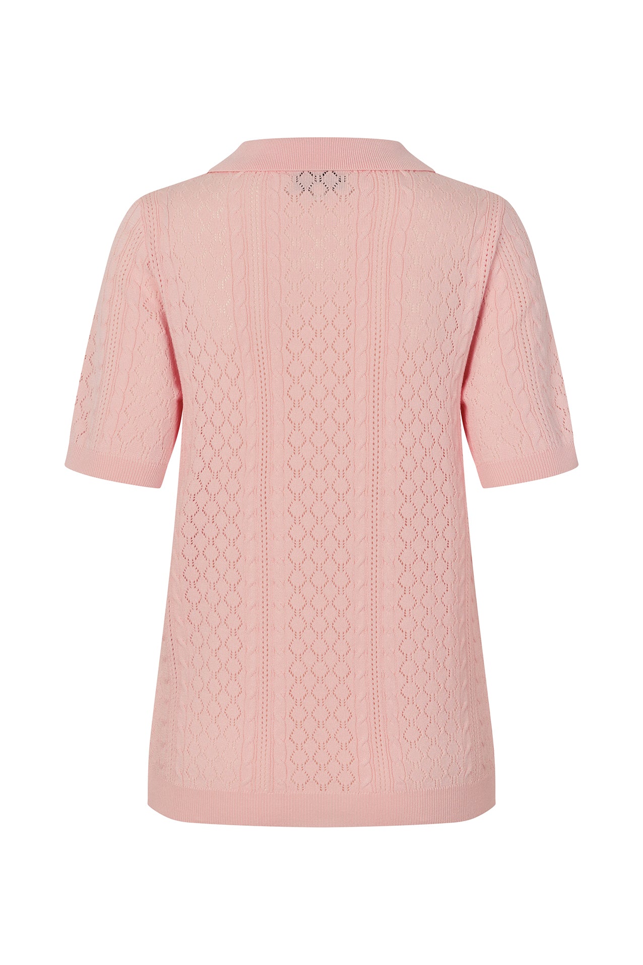 AlaiaLL Strickpolo - Rosa