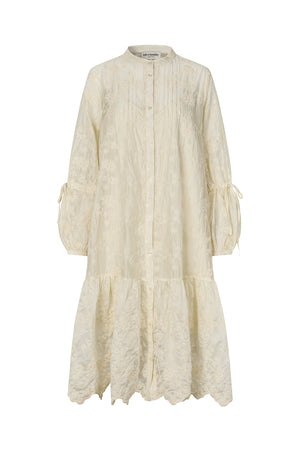 Lollys Laundry AlannaLL Midi Kleid Dress Creme