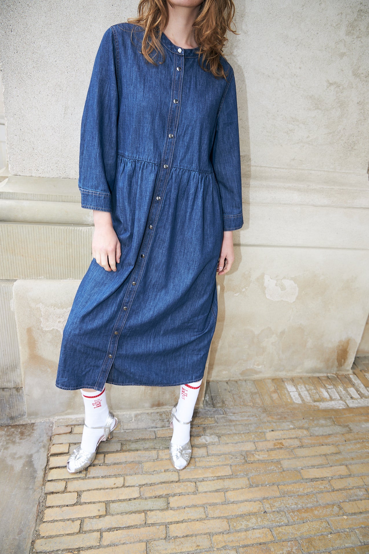 Lollys Laundry AliyaLL Maxi Kleid Dress Dunkelblau
