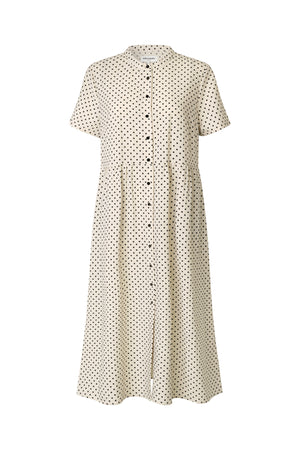 Lollys Laundry AliyaLL Midi Kleid Dress Creme