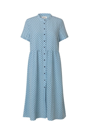 Lollys Laundry AliyaLL Midi Kleid Dress Hellblau