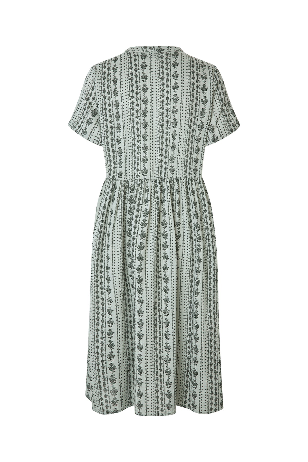Lollys Laundry AliyaLL Midi Kleid Dress Gedämpftes Grün