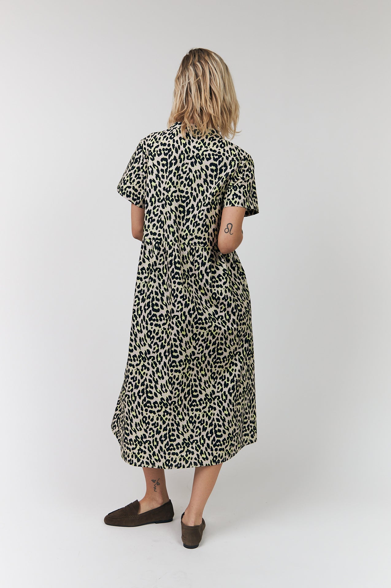 Lollys Laundry AliyaLL Midi Kleid Dress 39 Yellow