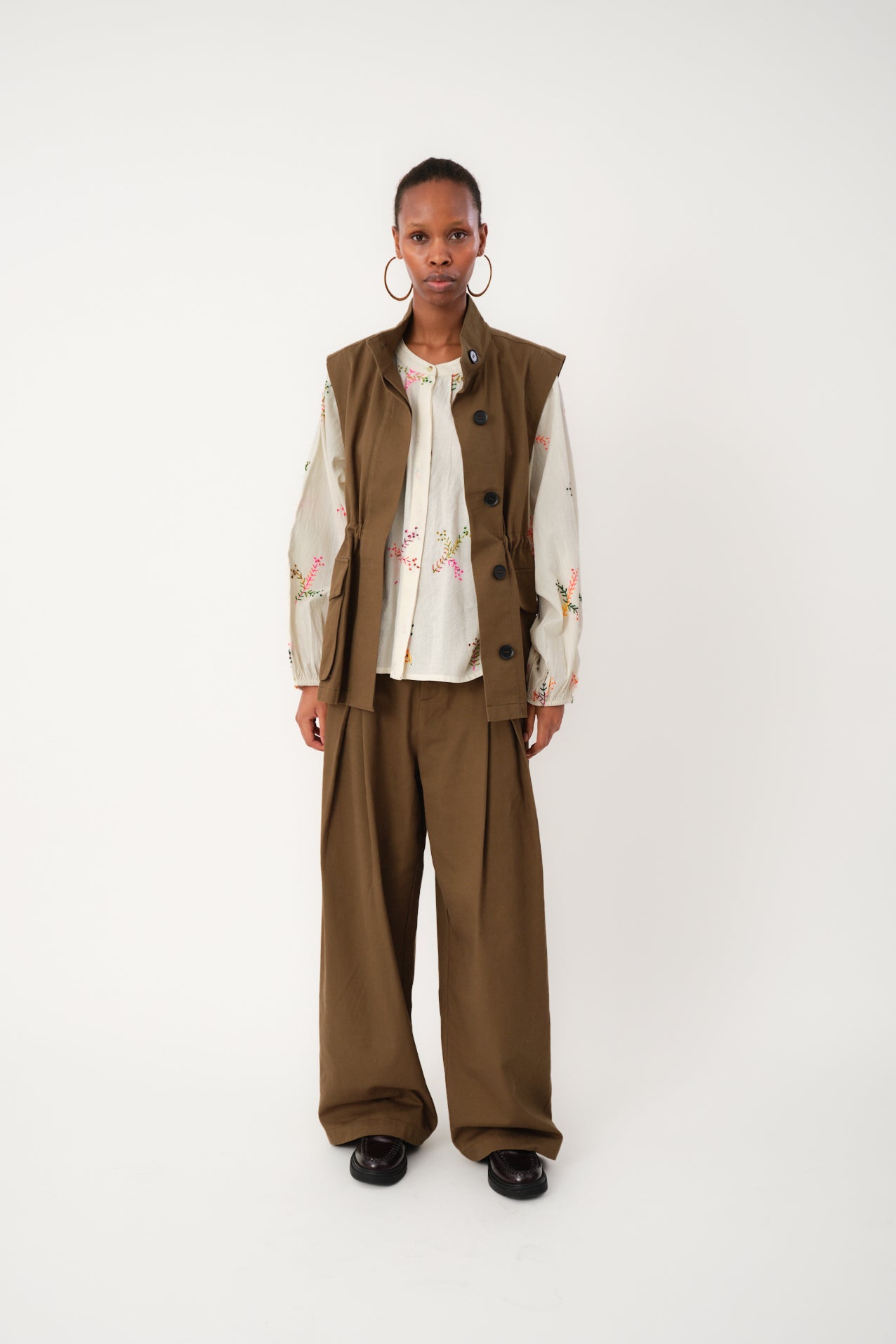 Lollys Laundry AmiLL Weste Vest 49 Dusty Green