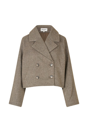 Lollys Laundry AmiriLL Kurze Jacke Blazer Dunkelbraun