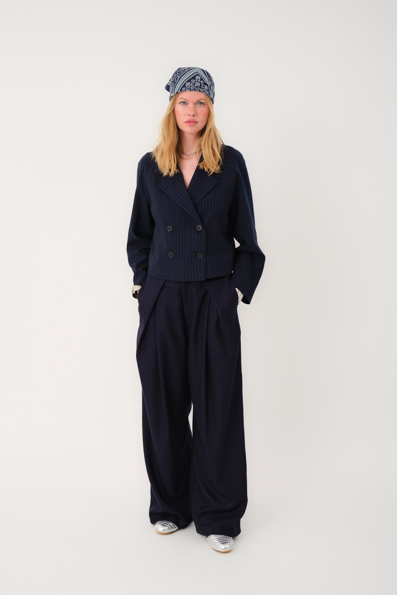 Lollys Laundry AmiriLL Kurze Jacke Blazer 27 Dark Navy