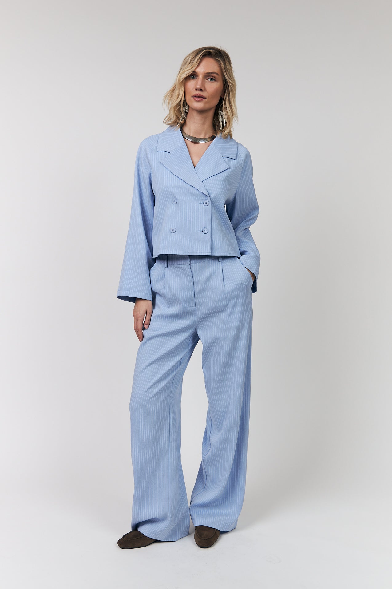 AmiriLL kurze Jacke - Light Blue