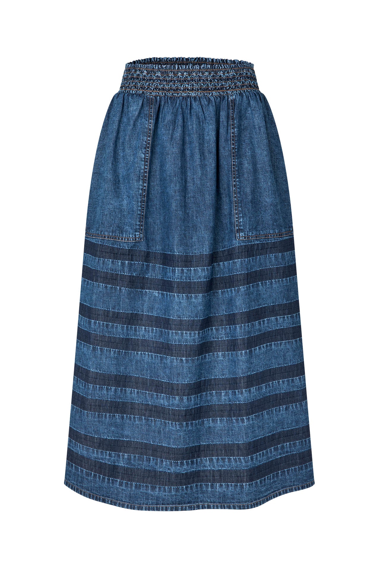 Lollys Laundry AmondLL Maxi Rock Skirt Blau