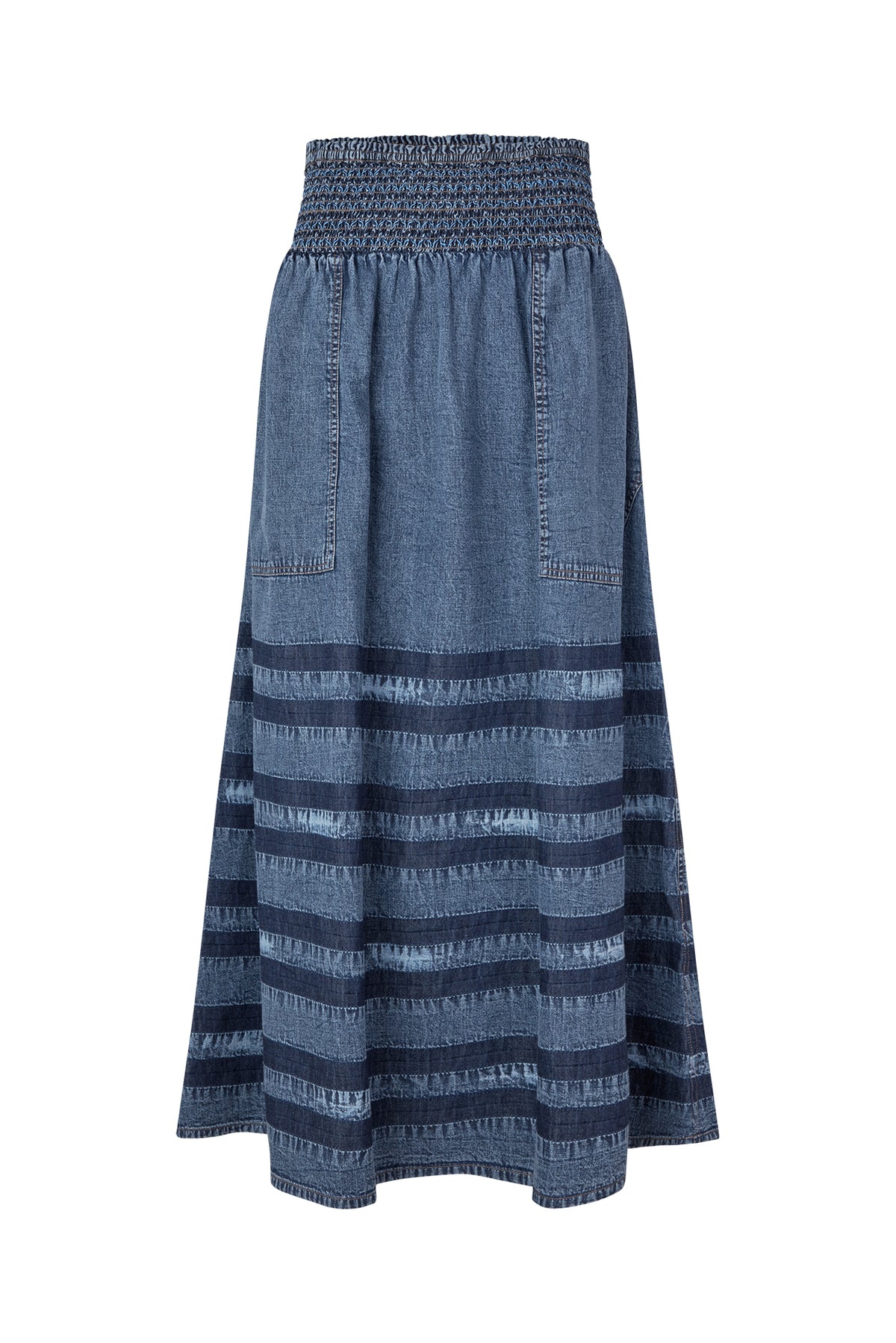 Lollys Laundry AmondLL Maxi Röcke Skirt Blau