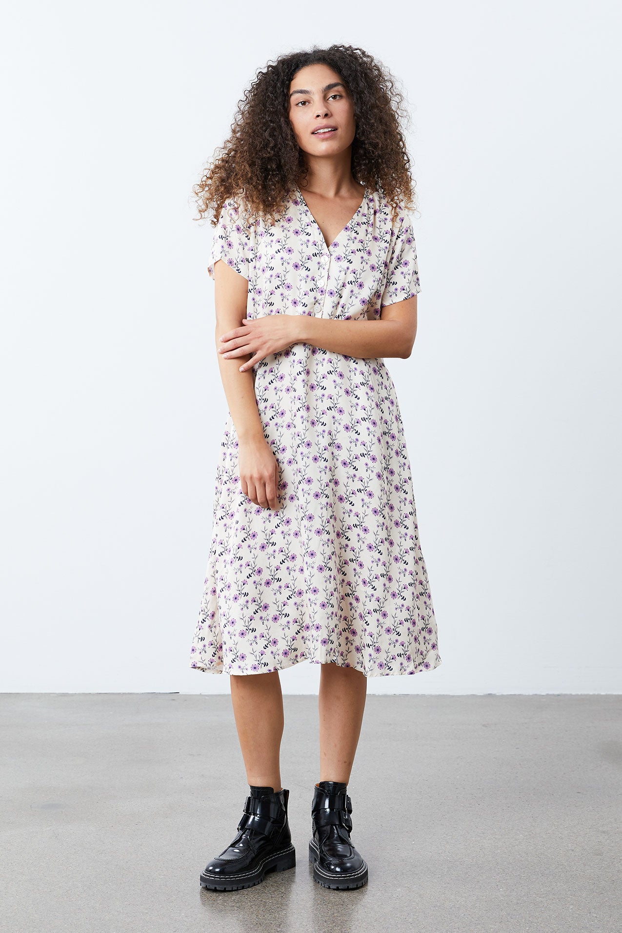 Lollys Laundry Anja Dress Dress 02 Creme