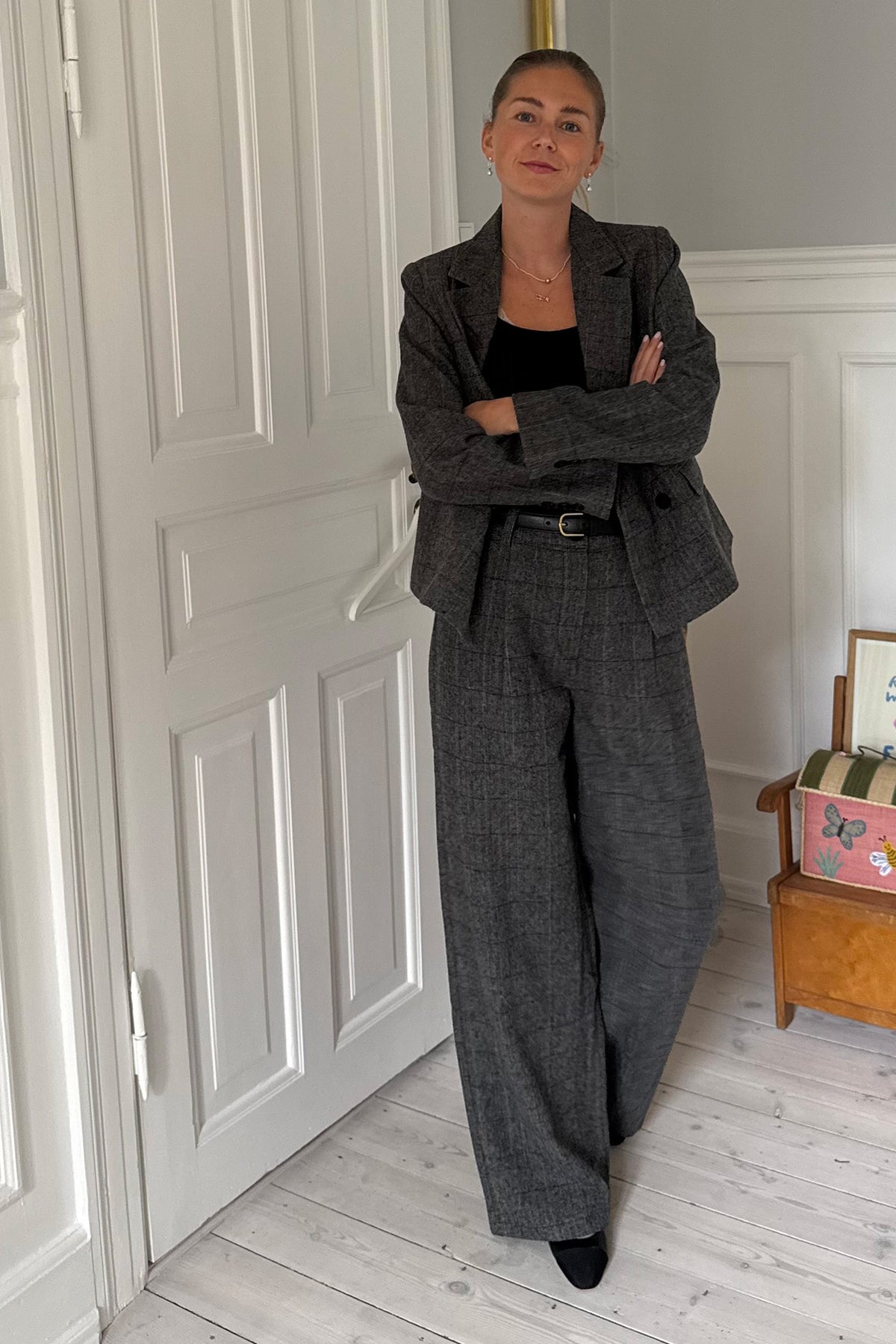 Lollys Laundry AntonellaLL Kurze Blazer Blazer Grau