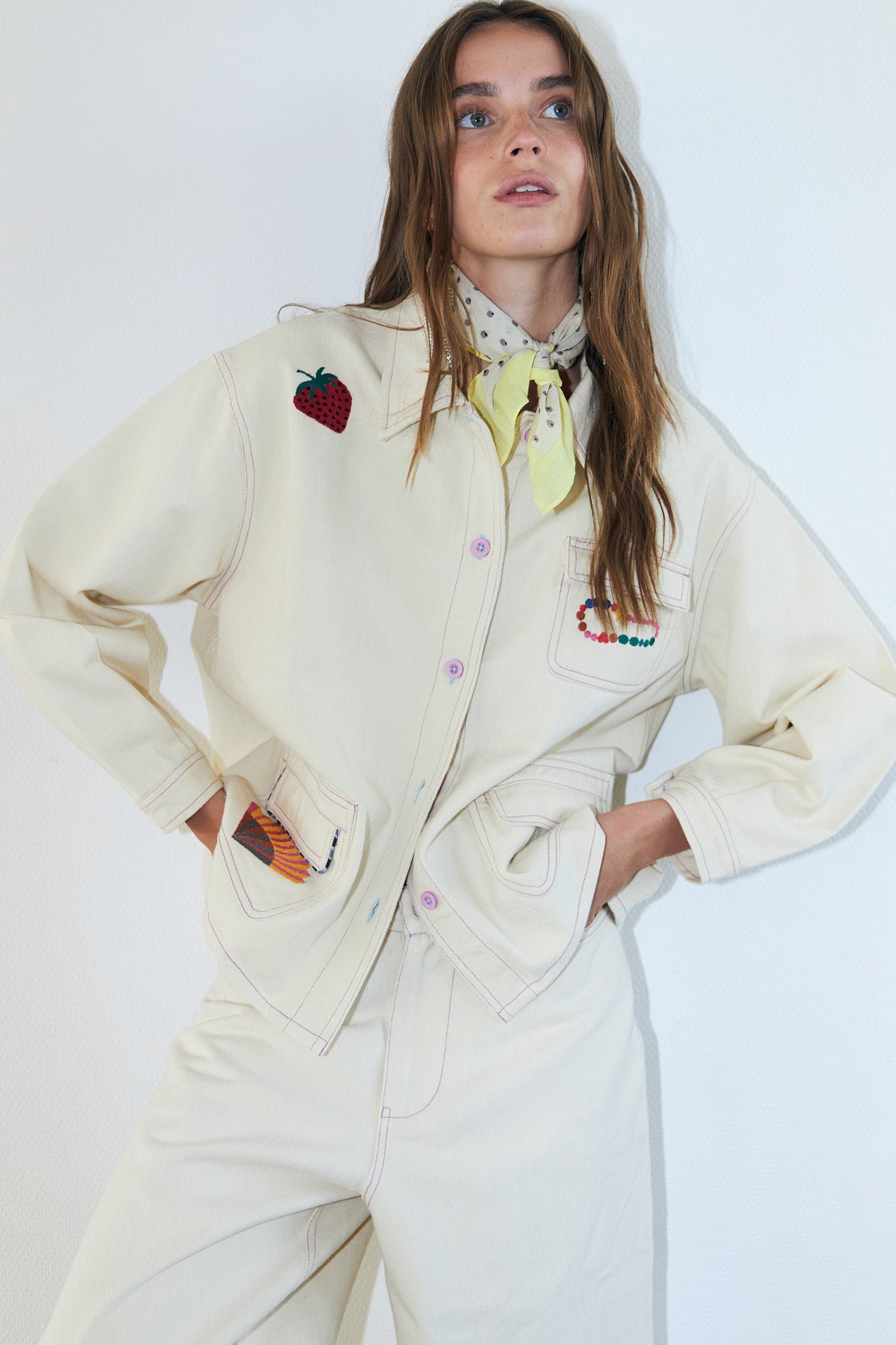 AprilLL Jacke - Creme