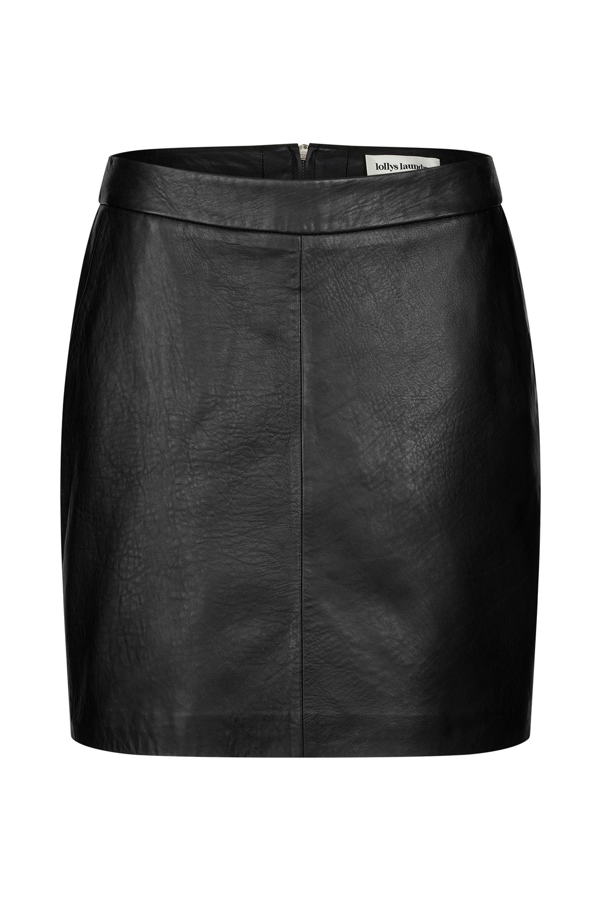 Lollys Laundry AquaLL kurzer Lederrock Skirt Schwarz