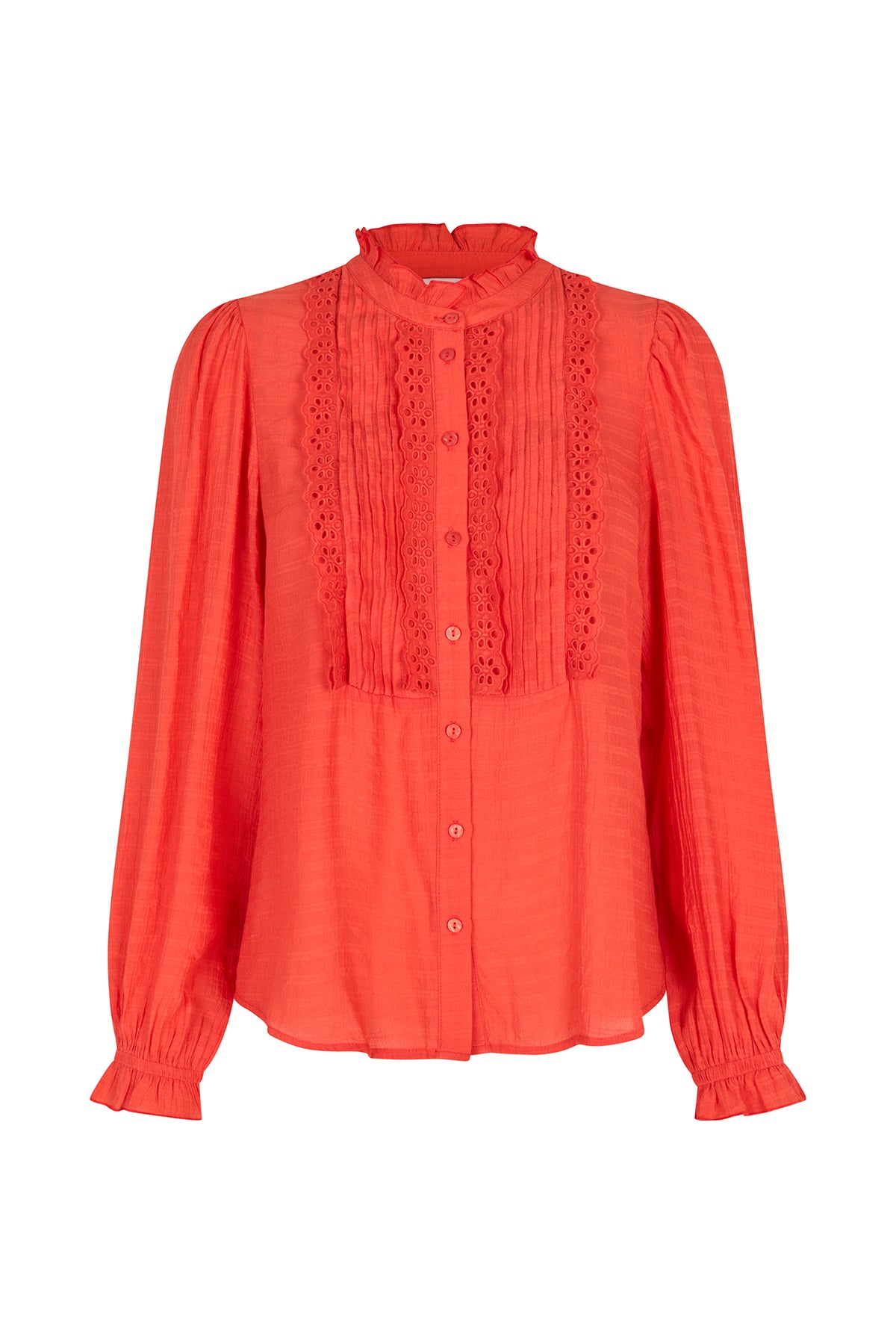 Lollys Laundry ArielLL Hemdbluse Shirt Koralle