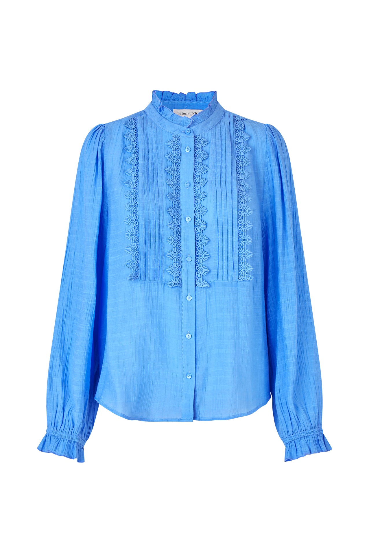 Lollys Laundry ArielLL Hemdbluse Shirt 97 Neon Blue