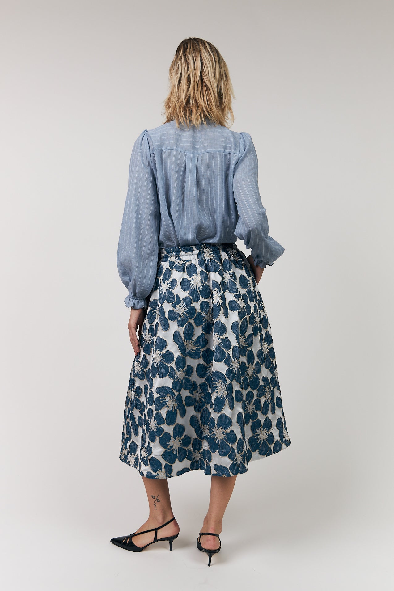 ArielLL Hemdbluse - Light Blue