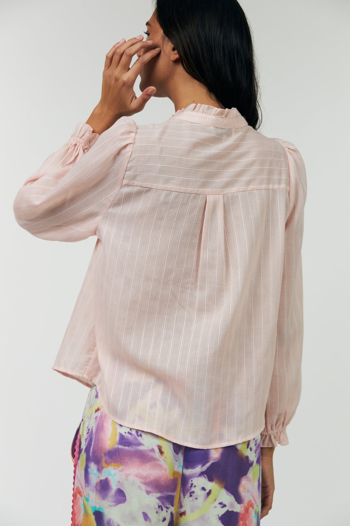 Lollys Laundry ArielLL Hemdbluse Shirt Rosa