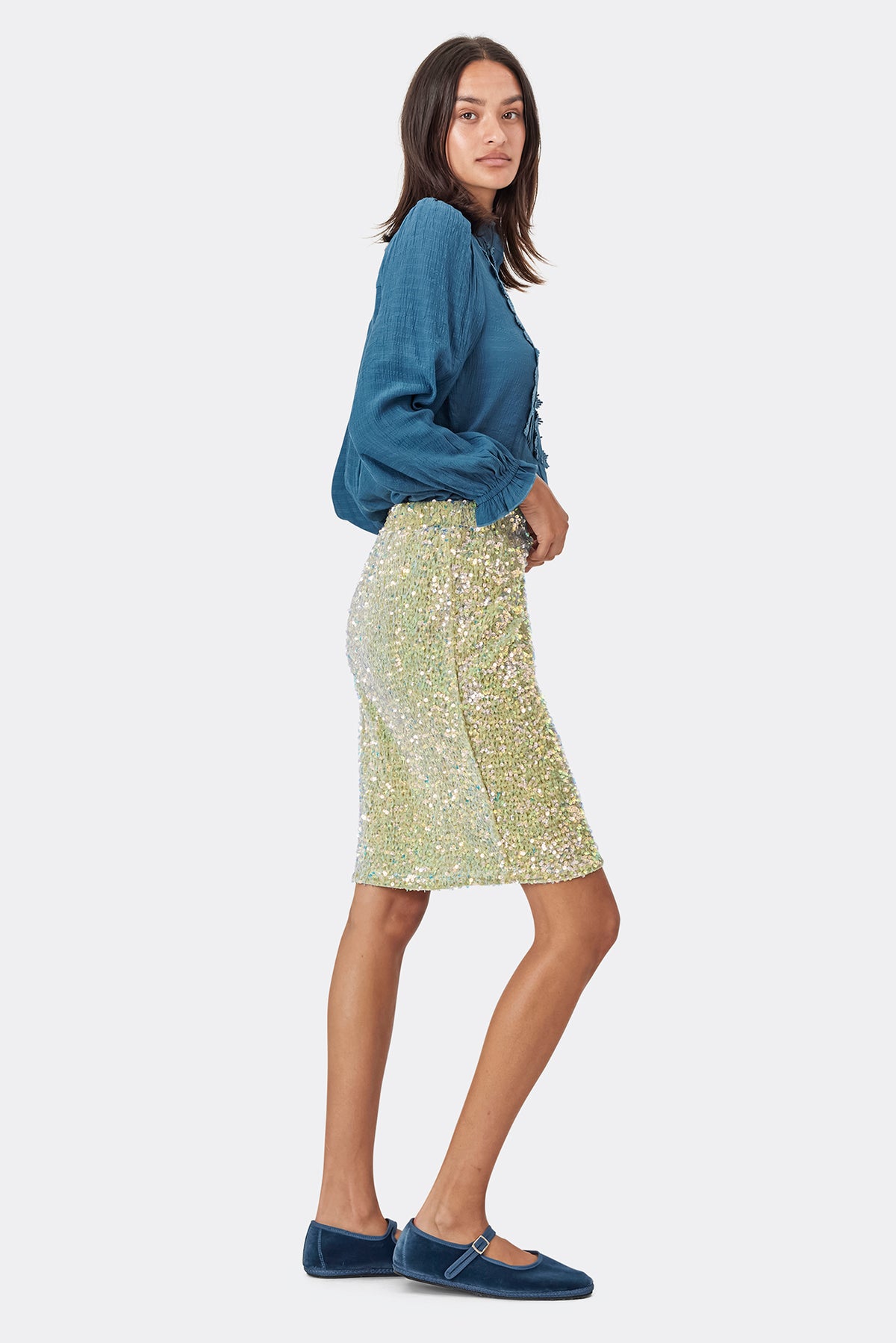 Lollys Laundry ArielLL Shirt LS Shirt Dunkelblau