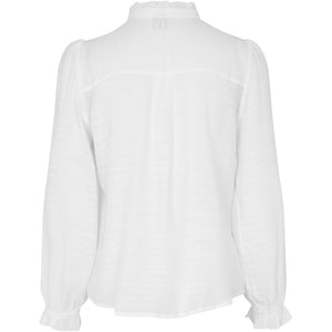 Lollys Laundry ArielLL Shirt LS Shirt Weiß