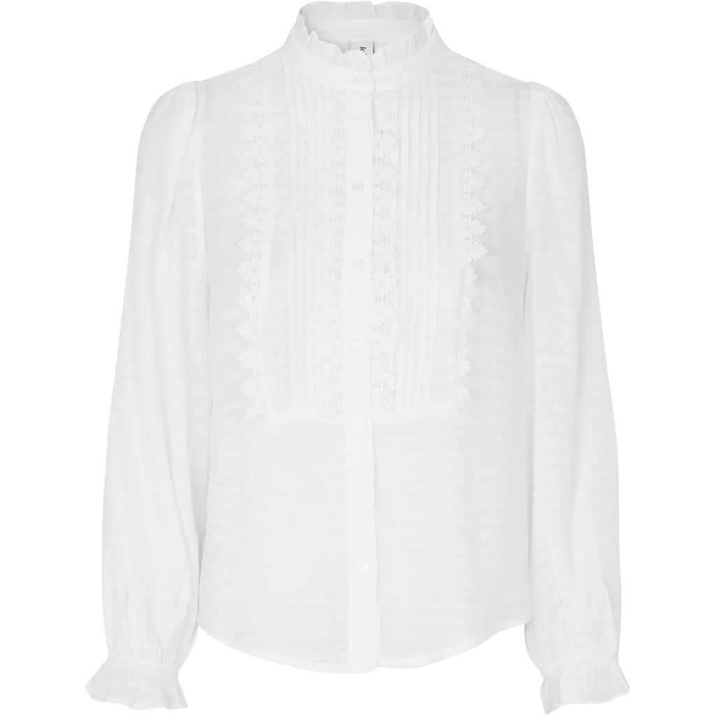 Lollys Laundry ArielLL Shirt LS Shirt Weiß