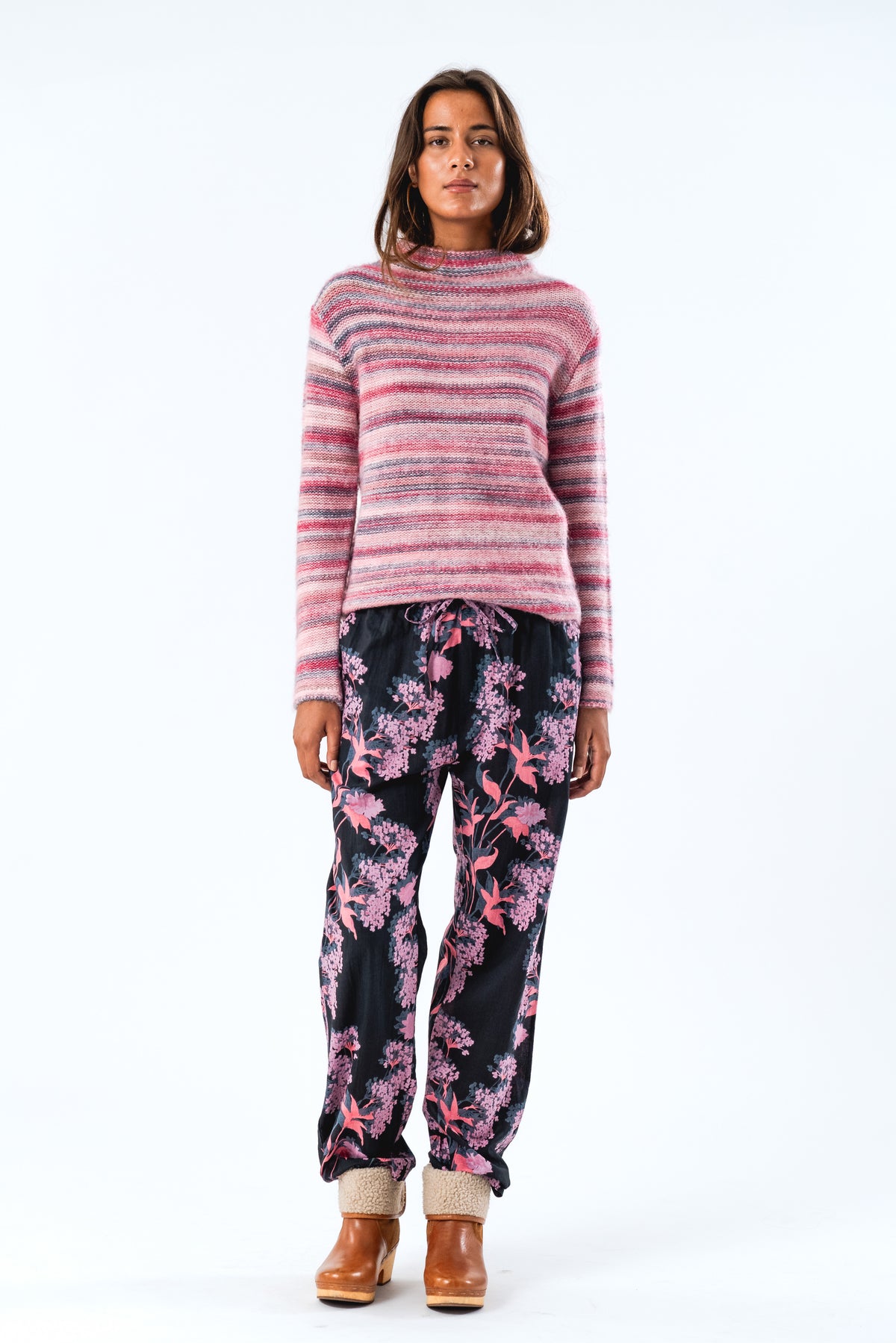 Lollys Laundry AspenLL Knit Jumper LS Jumper Rosa