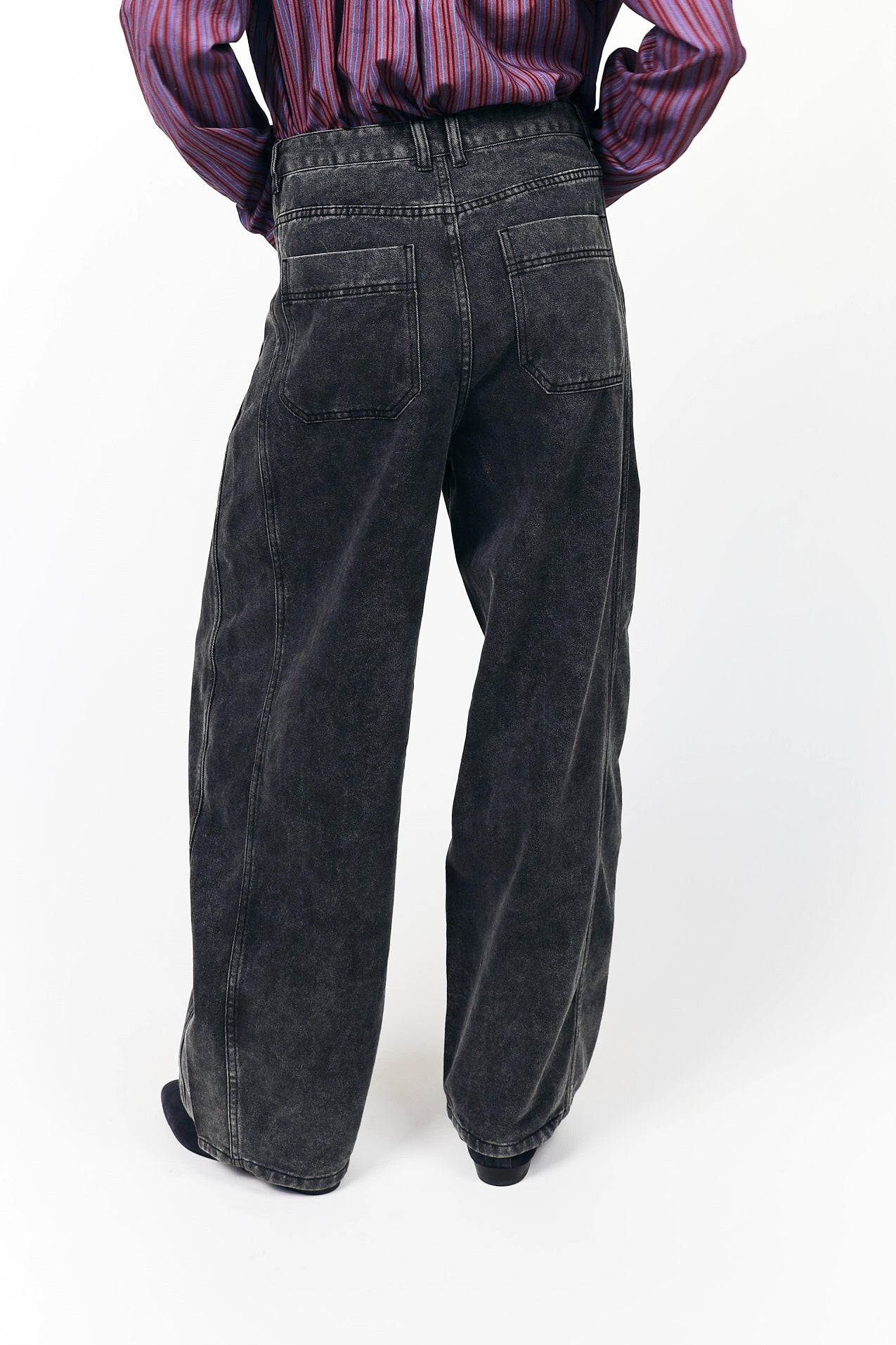 Lollys Laundry AvaLL Jeans Pants Verblasstes Schwarz