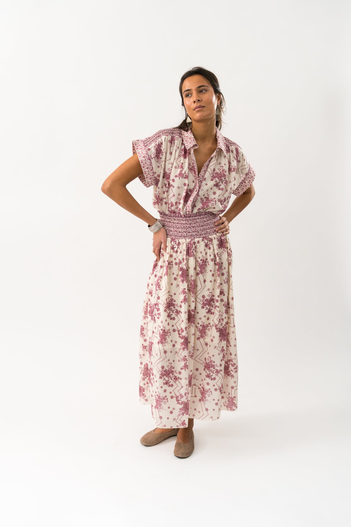 Lollys Laundry BadalLL Hemdbluse Shirt Blumenmuster