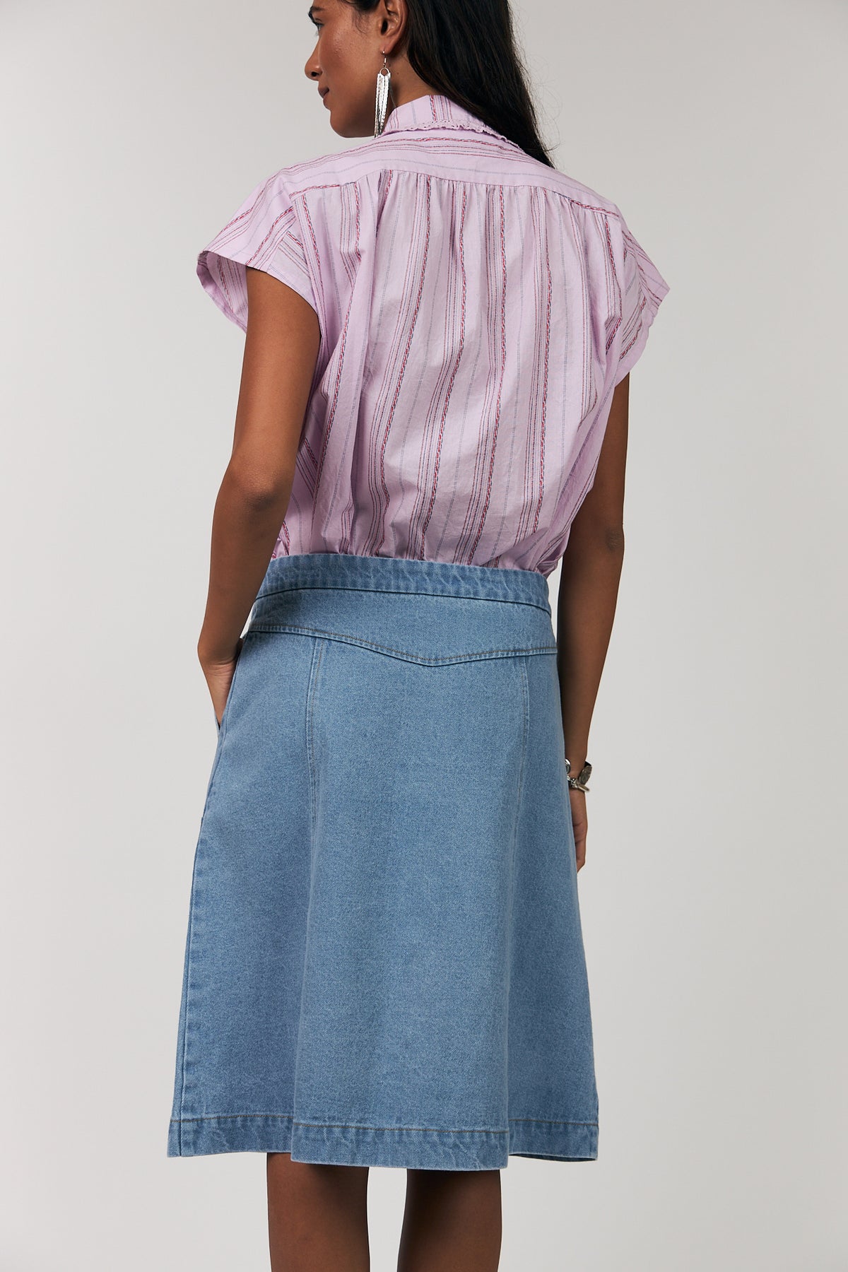 Lollys Laundry BadalLL Hemdbluse Shirt Flieder