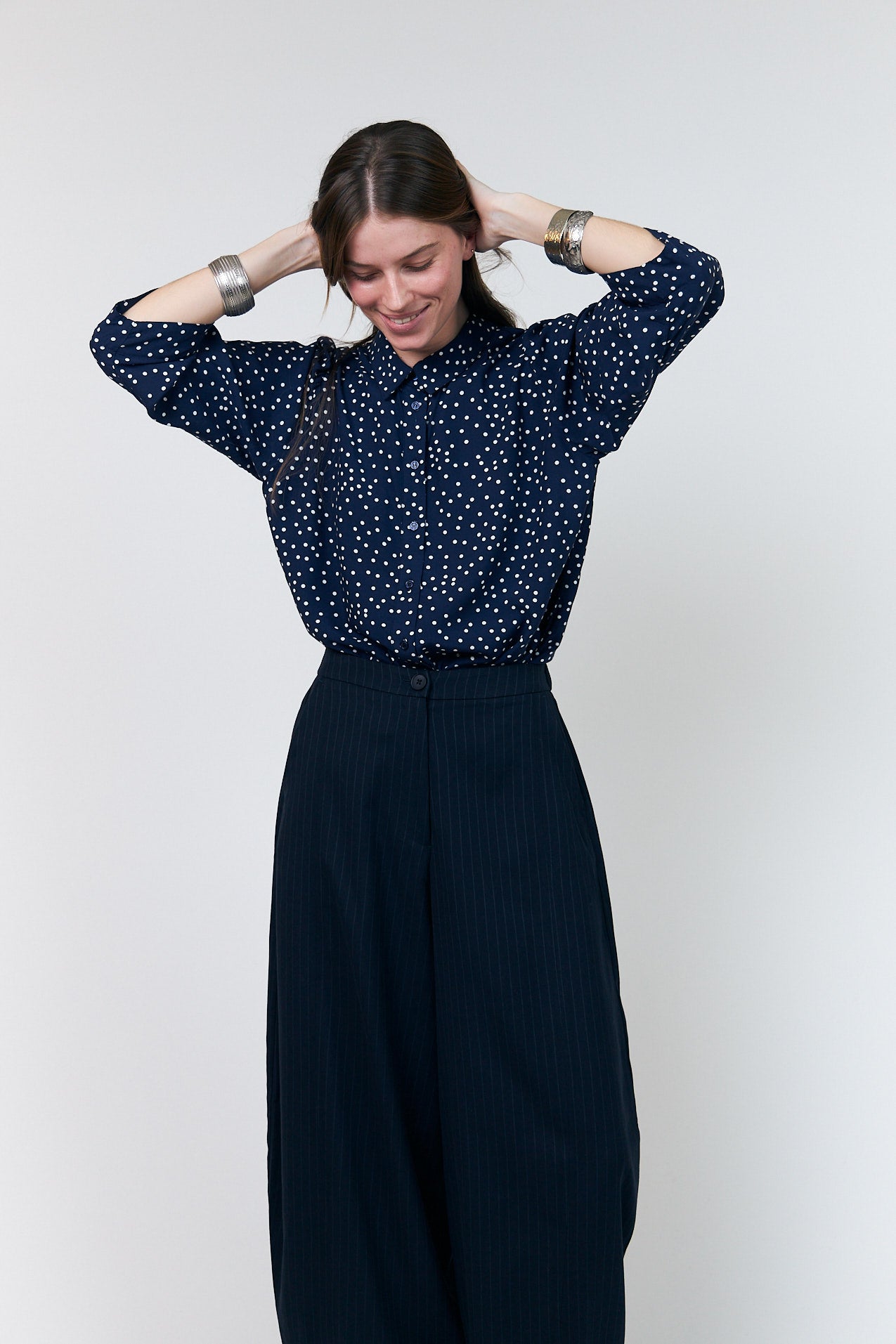 Lollys Laundry BambusLL Hose Pants Navy