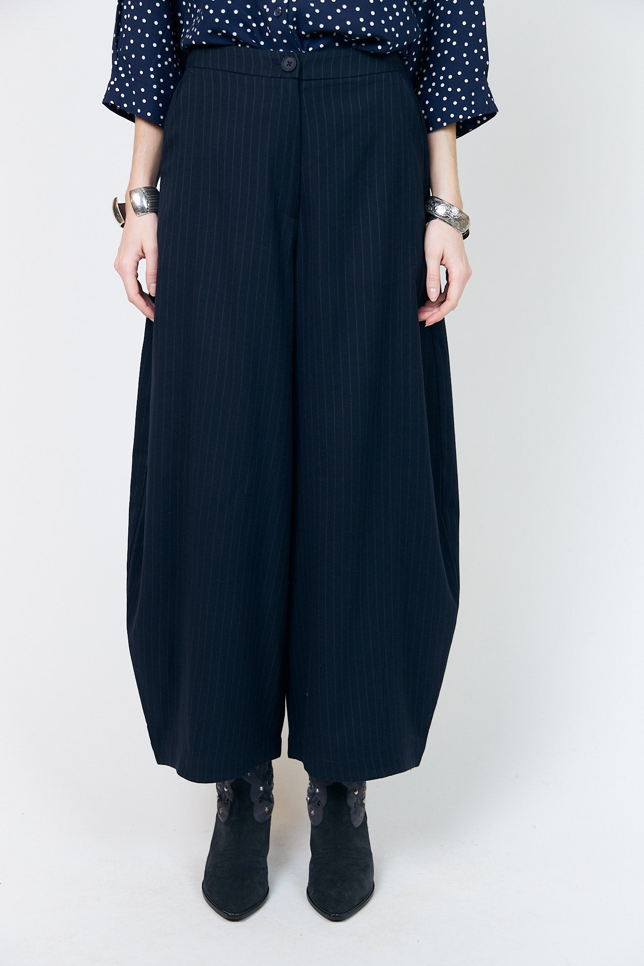 Lollys Laundry BambusLL Hose Pants Navy