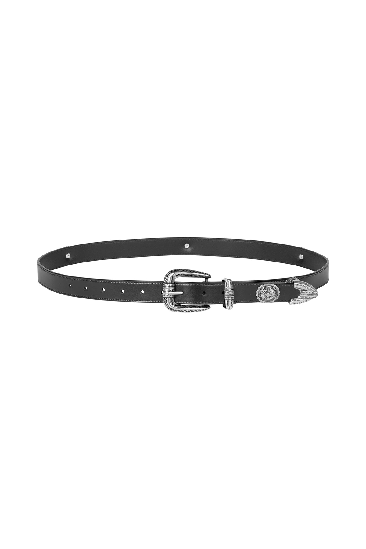 Lollys Laundry BarkLL Ledergürtel Belt Schwarz