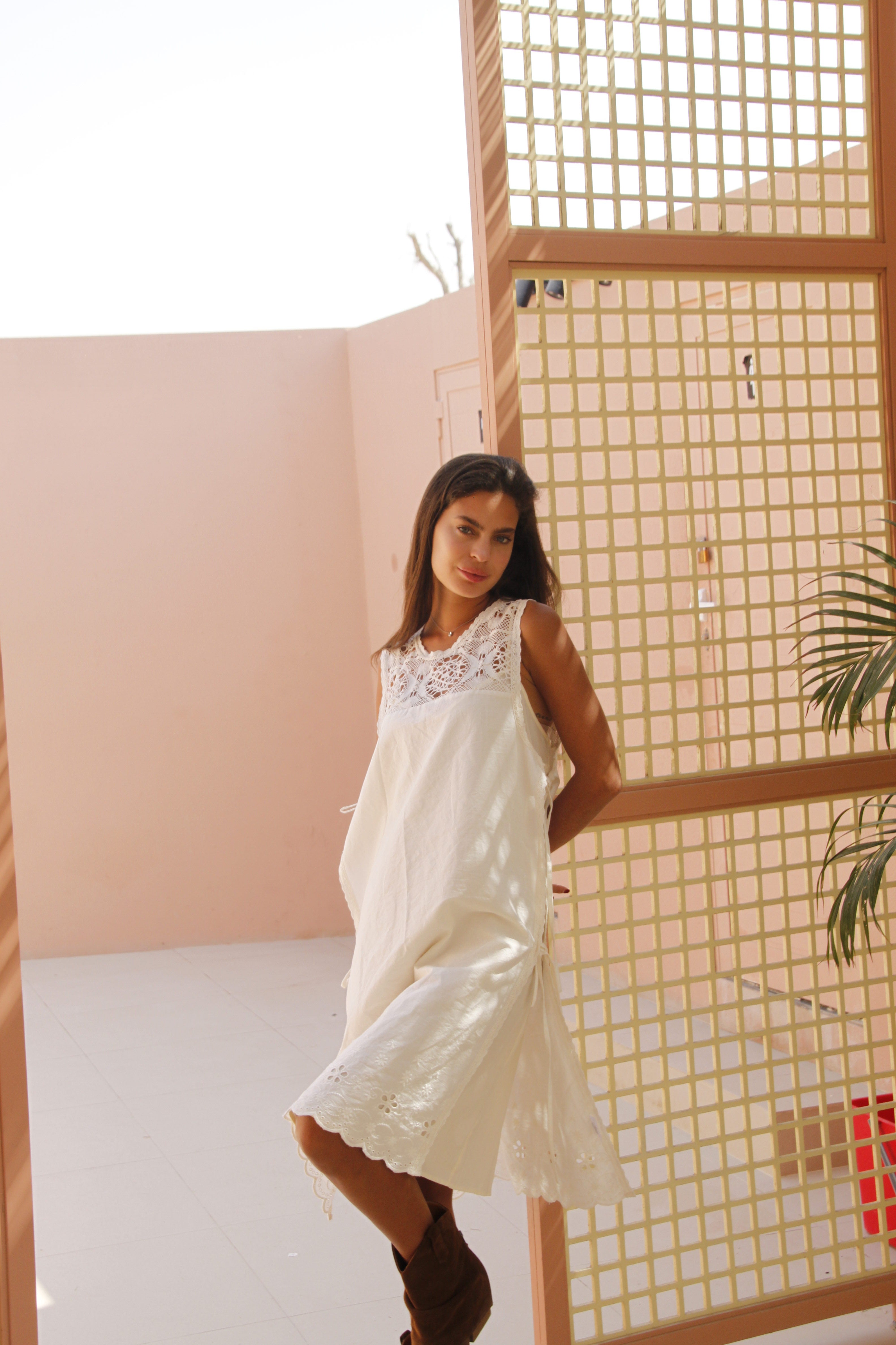 BelloLL Top Kleid - Weiß