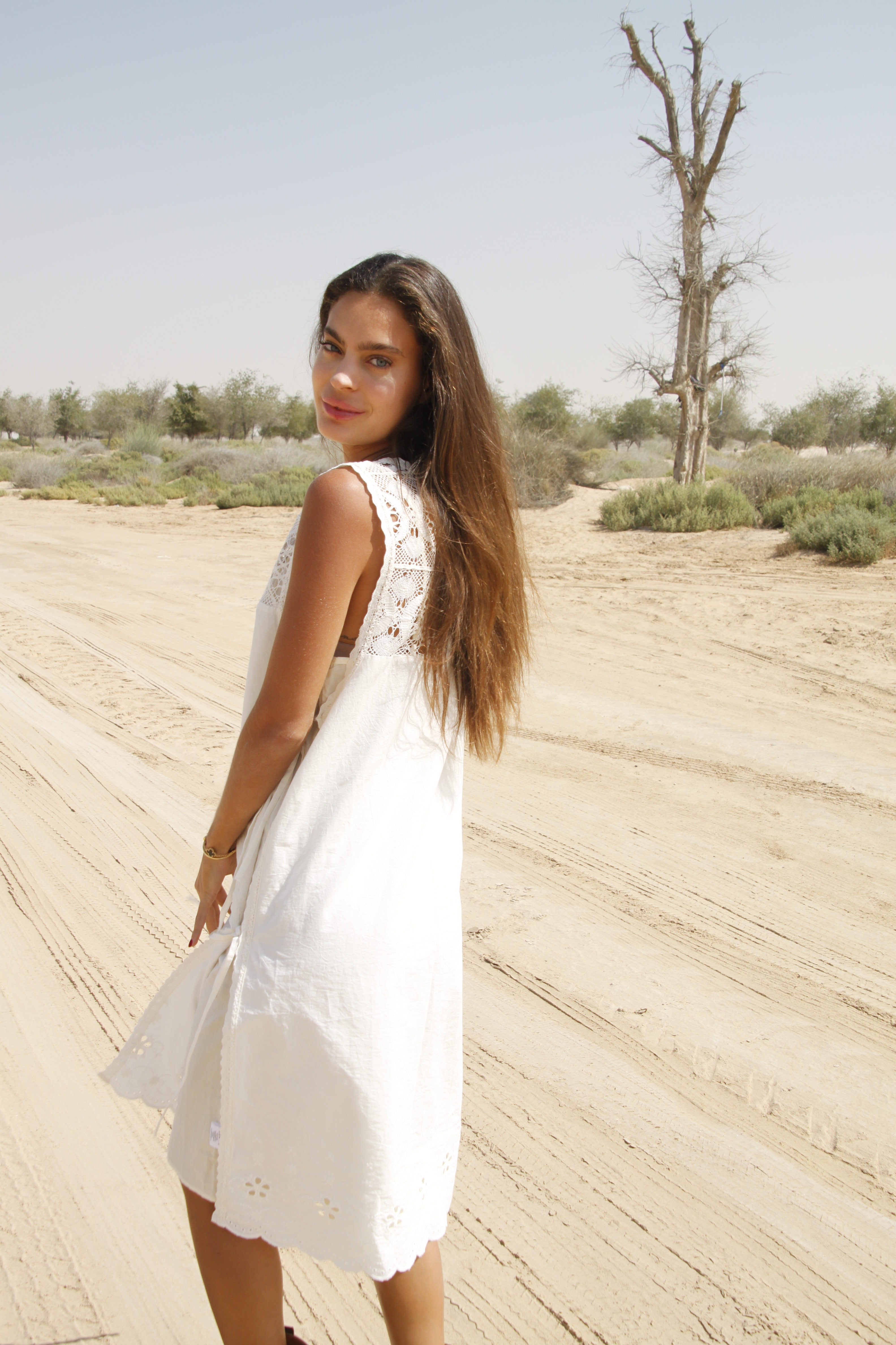 BelloLL Top Kleid - Weiß