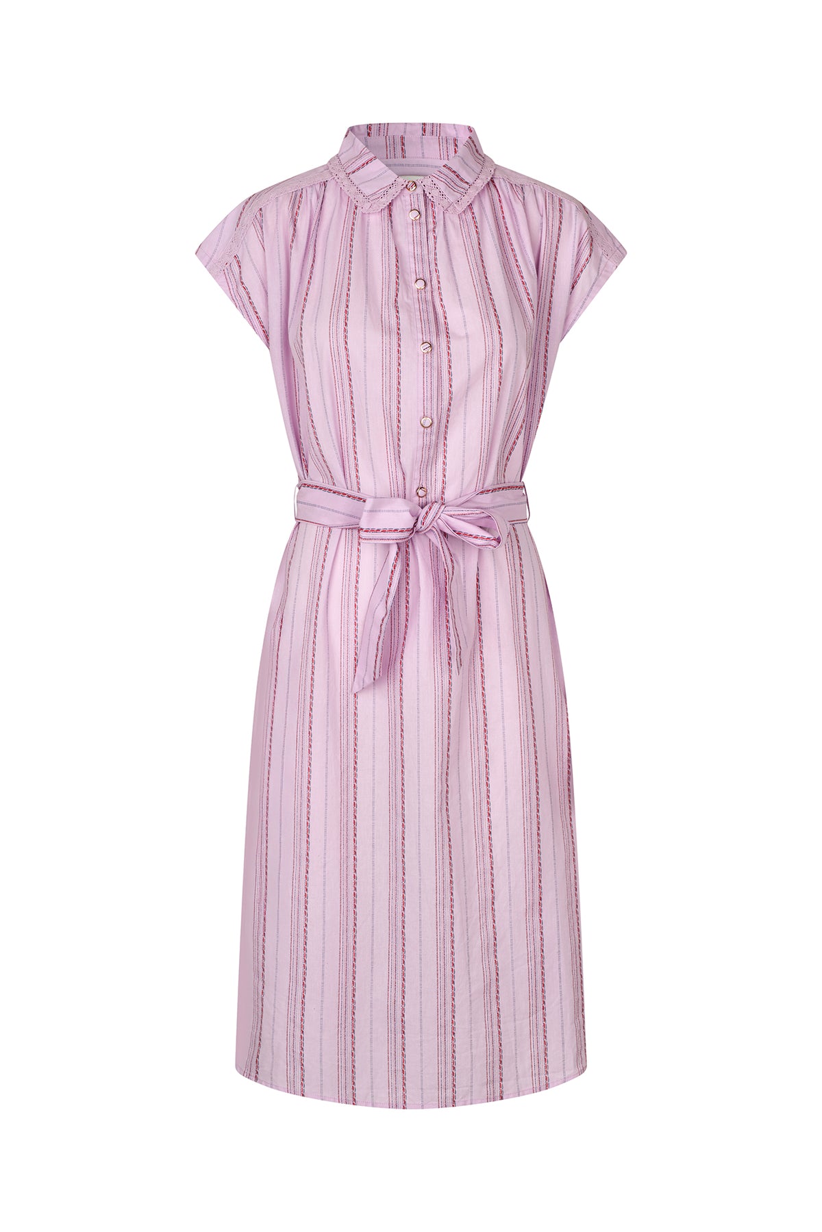 Lollys Laundry BeyLL Midi Kleid Dress Flieder