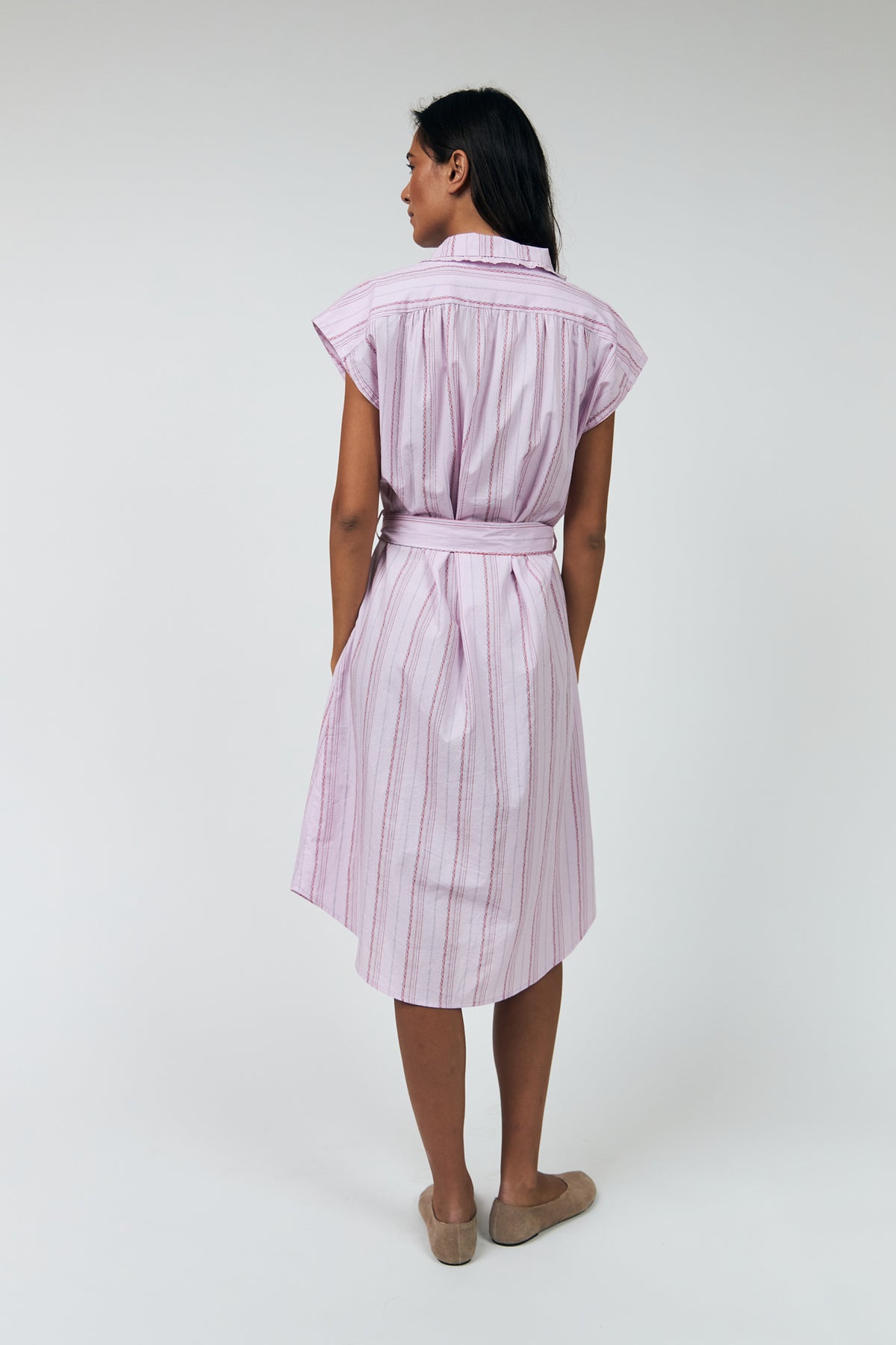 Lollys Laundry BeyLL Midi Kleid Dress Flieder