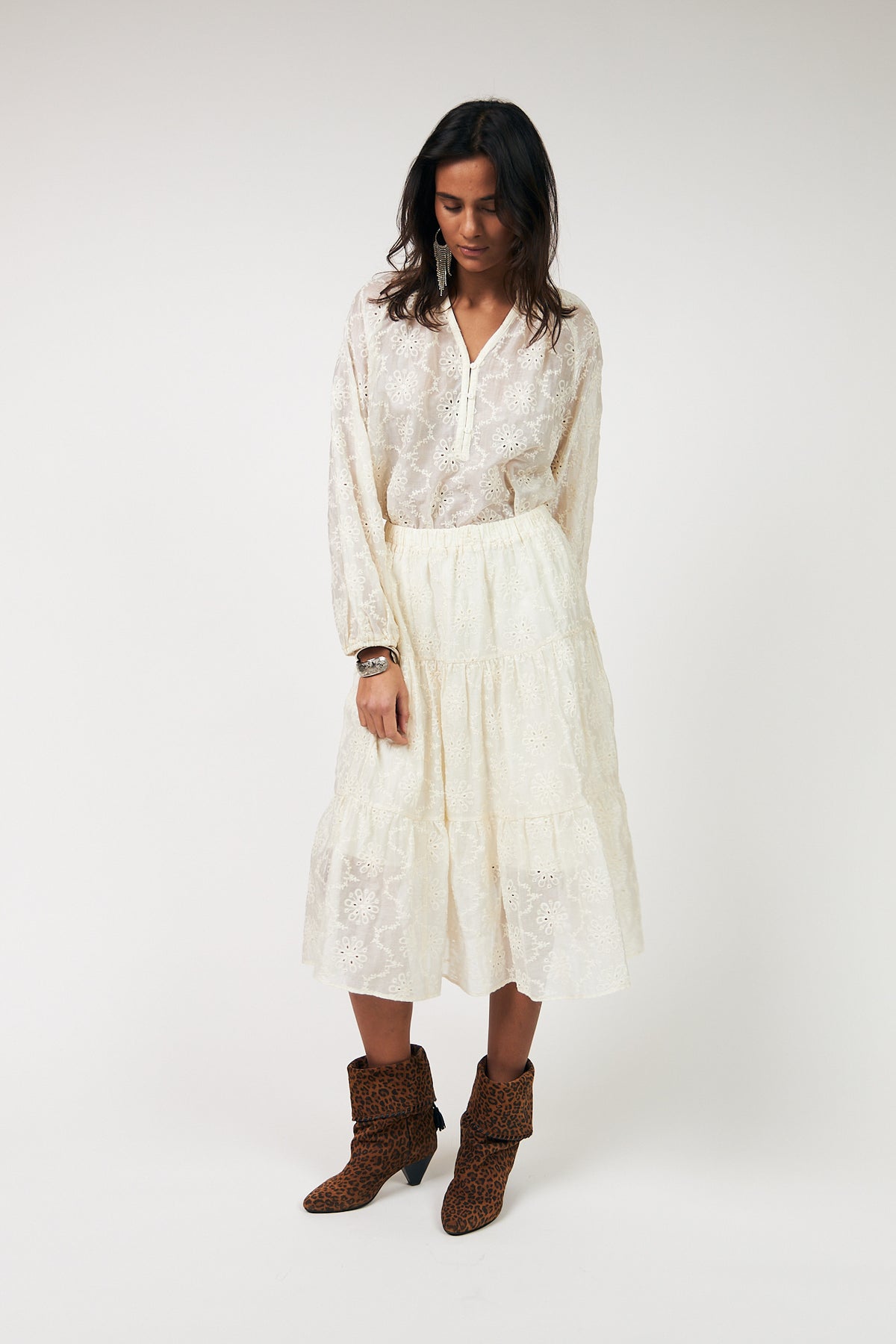 Lollys Laundry BiancaLL Bluse Shirt Creme