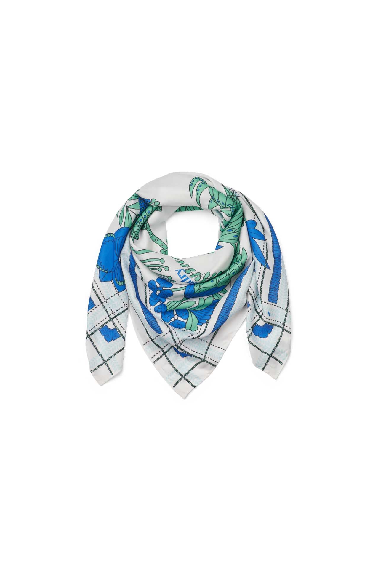 Lollys Laundry Big Scarf Accessories 40 Green