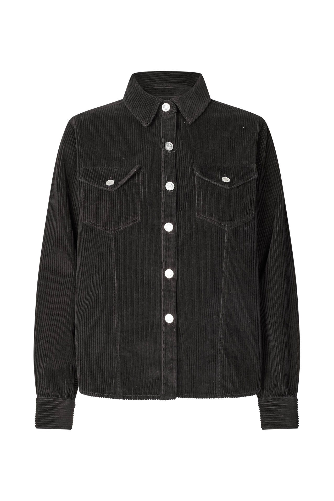 Lollys Laundry BigumLL Hemdbluse Shirt 87 Dark Mokka