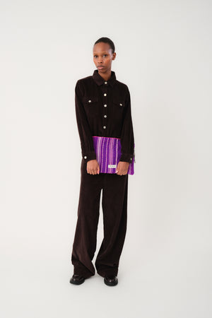 Lollys Laundry BigumLL Hemdbluse Shirt 87 Dark Mokka