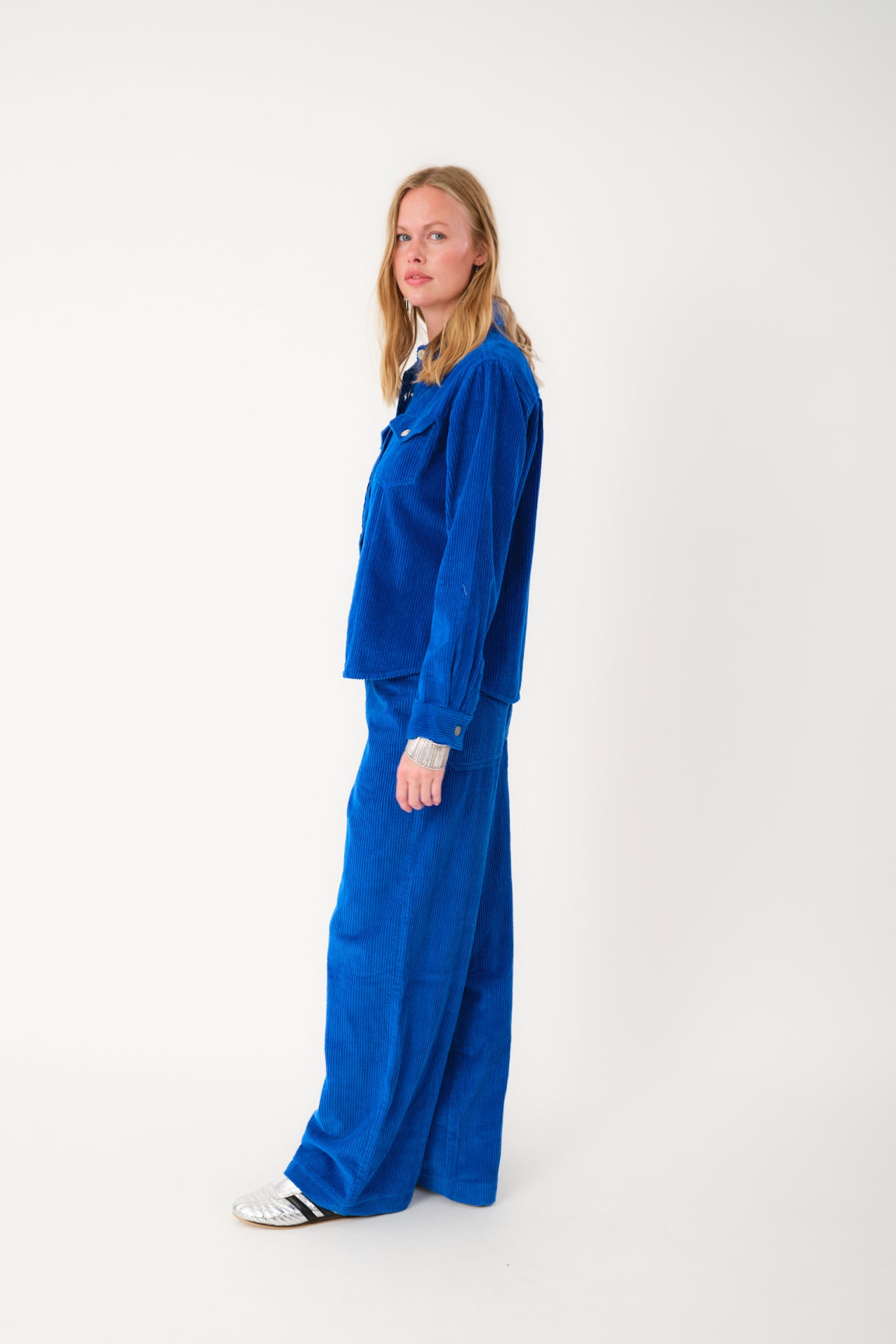 Lollys Laundry BigumLL Hemdbluse Shirt 97 Neon Blue