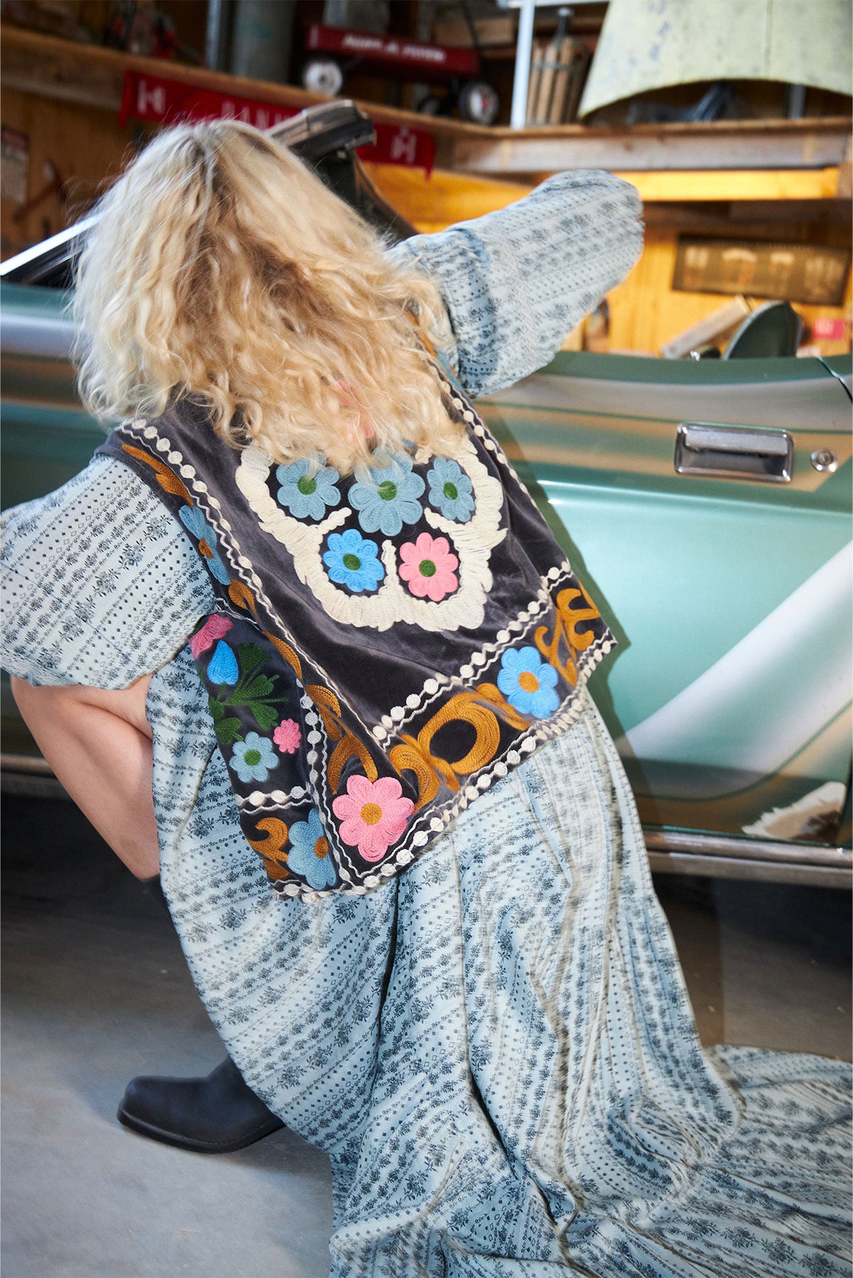 Lollys Laundry BinLL Weste Vest Verblasstes Schwarz
