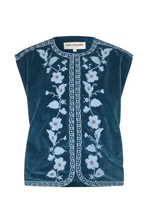 Lollys Laundry BinLL Weste Vest Blau