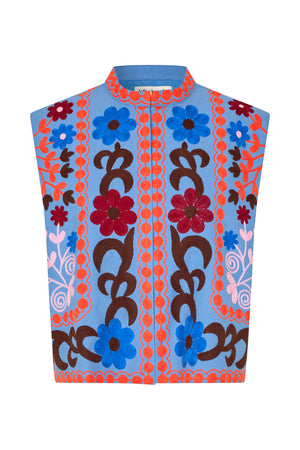 Lollys Laundry BinLL Weste Vest Blau